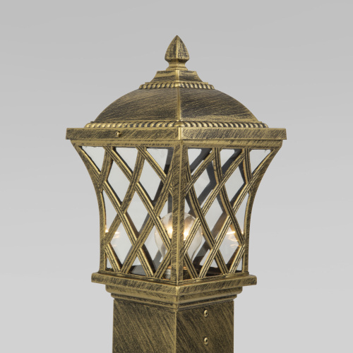 Ландшафтный светильник на столбе Cassiopeya F черное золото IP44 GL 1018F фото 4