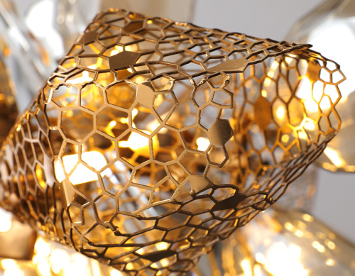 Люстра 8898P/BS gold/smoky фото 7 Люстра 8898P/BS gold/smoky фото 7