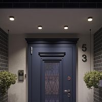 359715 STREET NT25 714 черный Светильник ландшафтный с переключ. цветовой температуры IP65 LED 12W 100-240V 2700К\3200К\4000К ESTIMA
