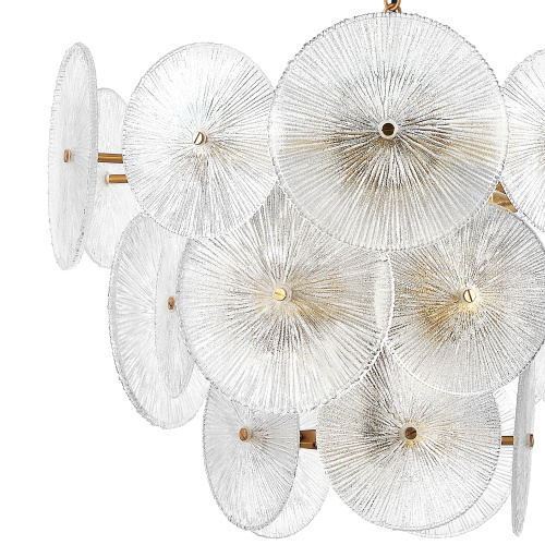 799083 Люстра RETRO 8х8W (led) E14 ЛАТУНЬ/ПРОЗРАЧНЫ фото 6 799083 Люстра RETRO 8х8W (led) E14 ЛАТУНЬ/ПРОЗРАЧНЫ фото 6