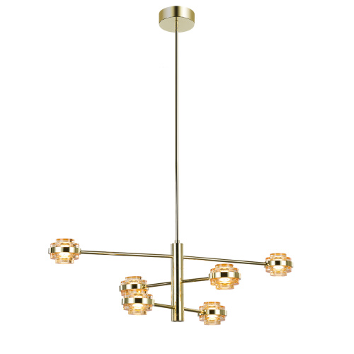 Люстра MX22030002-6A gold/champagne фото 2 Люстра MX22030002-6A gold/champagne фото 2