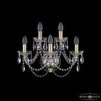 Бра хрустальные 1402B/3+2/160 G Bohemia Ivele Crystal (Богемия Ивеле Кристалл)