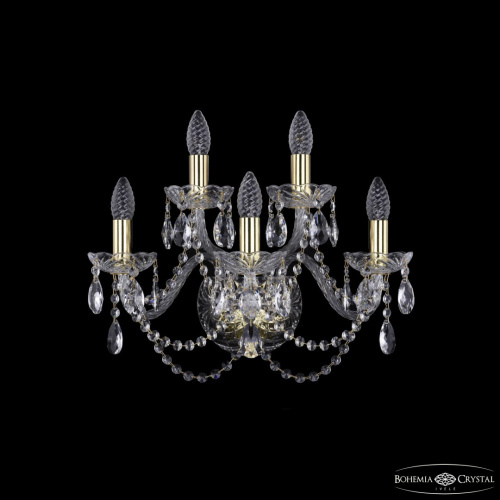 Бра хрустальные 1402B/3+2/160 G Bohemia Ivele Crystal (Богемия Ивеле Кристалл) Бра хрустальные 1402B/3+2/160 G Bohemia Ivele Crystal (Богемия Ивеле Кристалл)