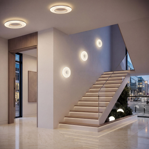 Потолочный светодиодный светильник с тканевым рассеивателем 101003 LED фото 4 Потолочный светодиодный светильник с тканевым рассеивателем 101003 LED фото 4