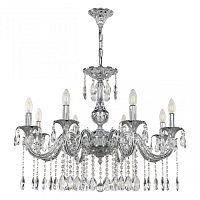 Люстра с хрустальными подвесками AL79101/8/250 A NW Bohemia Ivele Crystal (Богемия Ивеле Кристалл)