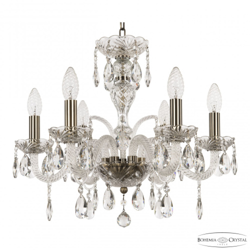 Люстра хрустальная 118/6/165 Pa Bohemia Ivele Crystal (Богемия Ивеле Кристалл)
