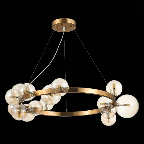 SL1165.303.15 Светильник подвесной ST-Luce Бронза/Коньячный G4 15*5W NECTON фото 5