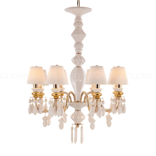 Люстра Cloyd LOTTIE-C C8 / Ø62 см- белая керамика (арт.11219) фото 2