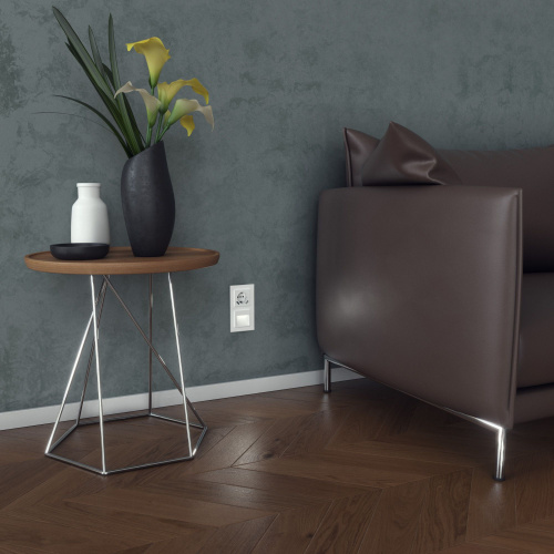 Рамка из стекла на 2 поста Favorit белый матовый W0021105 фото 4