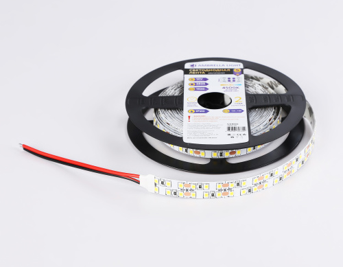 Светодиодная лента двухрядная 12В 2835 240Led 19.2Вт/м 4500K IP20 5м фото 7