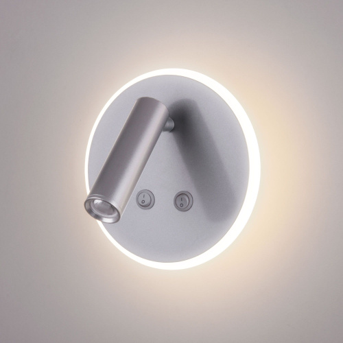 Настенный светодиодный светильник Tera LED серебро Tera LED серебро (MRL LED 1014) фото 4