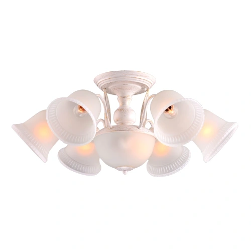 Потолочная люстра Arte Lamp CAMPANULA A6306PL-8WG Потолочная люстра Arte Lamp CAMPANULA A6306PL-8WG