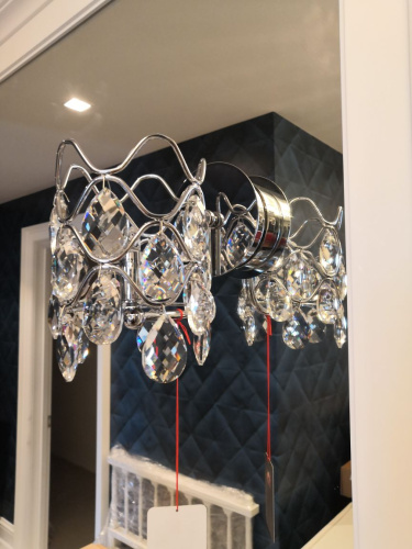 Настенный светильник MB103910-1A chrome/clear фото 3