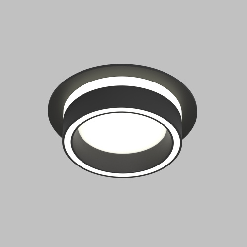 DK2100-BK Встраиваемый светильник NIKO, IP 20, до 15 Вт, GX53, LED, черный, акрил, алюминий DK2100-BK Встраиваемый светильник NIKO, IP 20, до 15 Вт, GX53, LED, черный, акрил, алюминий