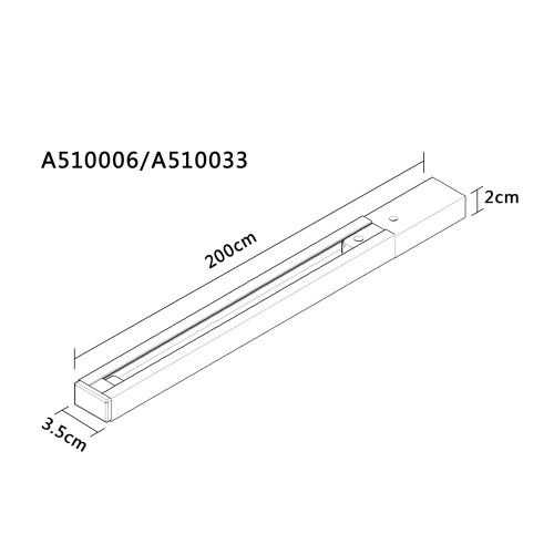 Шинопровод Arte Lamp TRACK ACCESSORIES A510006 фото 2 Шинопровод Arte Lamp TRACK ACCESSORIES A510006 фото 2