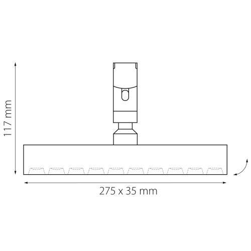 267537 Светильник 48V д/1-фазн трека DUE LED 10W 430LM 24G ЧЕРНЫЙ 3000K IP20 фото 8 267537 Светильник 48V д/1-фазн трека DUE LED 10W 430LM 24G ЧЕРНЫЙ 3000K IP20 фото 8
