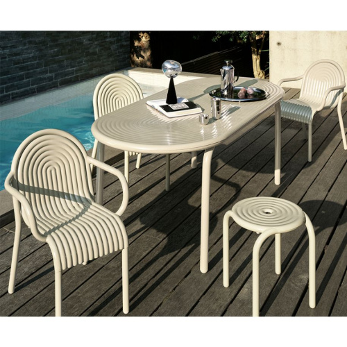 Стол Groove Obround Putty фото 5 Стол Groove Obround Putty фото 5