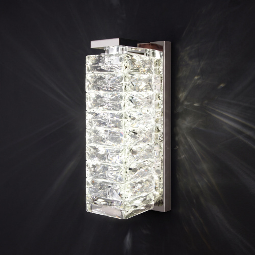 Настенный светильник с хрусталем 40259 LED хром фото 3