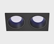 IT08-8013 black 4000K 2 шт + IT08-8015 black светильник встраиваемый с рамкой