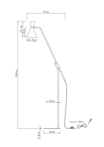 Торшер Moderli V10997-F Page фото 3
