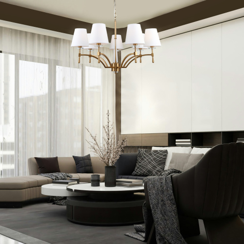 Подвесной светильник Escada 10163/7PL E14*40W Brass фото 3