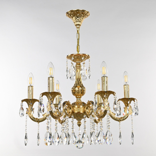 Люстра с хрустальными подвесками AL79101/6/175 A G Bohemia Ivele Crystal (Богемия Ивеле Кристалл) фото 4