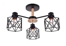 Потолочный светильник Escada 508/3PL E27*60W Black