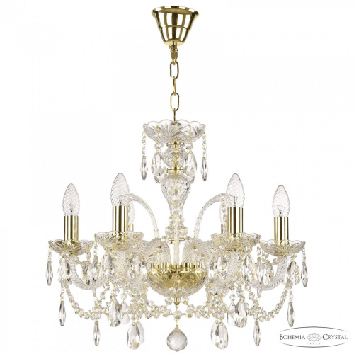 Люстра хрустальная 105/6/165 G Bohemia Ivele Crystal (Богемия Ивеле Кристалл)
