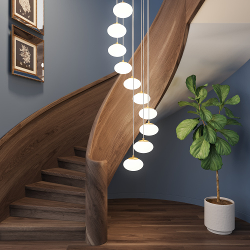 Citilux ATMAN SMART CL226A093 LED RGB Умная подвесная люстра Бронза фото 4 Citilux ATMAN SMART CL226A093 LED RGB Умная подвесная люстра Бронза фото 4