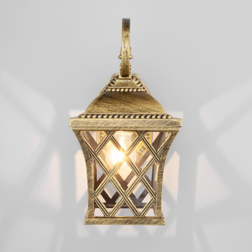 Уличный настенный светильник Cassiopeya D черное золото IP44 Cassiopeya D черное золото фото 4