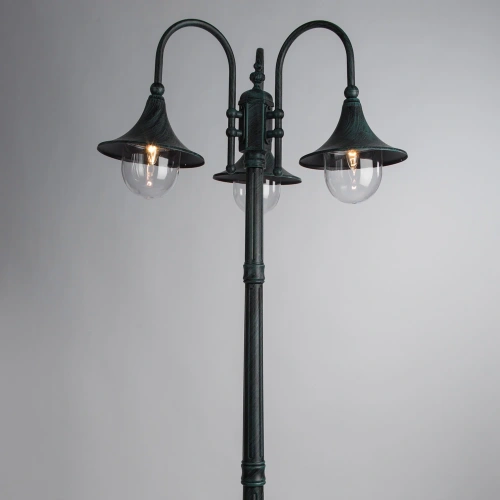 Парковый светильник Arte Lamp MALAGA A1086PA-3BG фото 2 Парковый светильник Arte Lamp MALAGA A1086PA-3BG фото 2