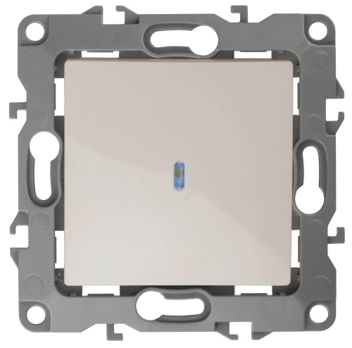 Выключатель одноклавишный с подсветкой ЭРА 12 10AX 250V 12-1102-02 Б0014634 Выключатель одноклавишный с подсветкой ЭРА 12 10AX 250V 12-1102-02 Б0014634