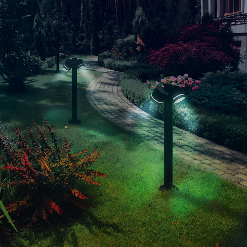 Лампа светодиодная Feron LB-455 GX53 12W 175-265V зеленая фото 4