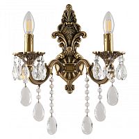 Бра с хрустальными подвесками AL7801B14/2/175 B FP Bohemia Ivele Crystal (Богемия Ивеле Кристалл)