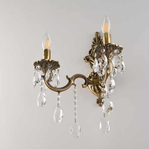 Бра с хрустальными подвесками AL7801B14/2/175 B FP Bohemia Ivele Crystal (Богемия Ивеле Кристалл) фото 7