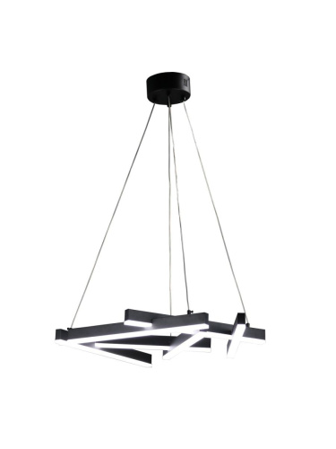 Подвесной светильник черный LED 50Вт 65см Zortes AVEN ZRS.01243.01