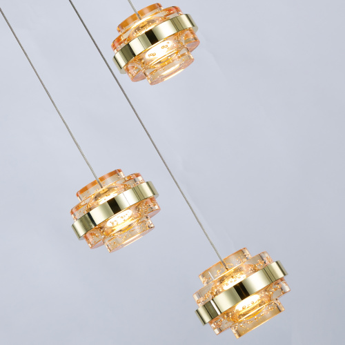 Подвесной светильник MD22030002-3A gold/champagne фото 3