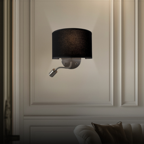 Citiluх Декарт CL704305 Бра с чёрным абажуром и диммером фото 13 Citiluх Декарт CL704305 Бра с чёрным абажуром и диммером фото 13