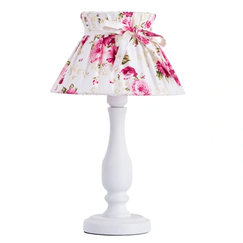 Декоративная настольная лампа Arte Lamp MARGHERITA A7028LT-1WH Декоративная настольная лампа Arte Lamp MARGHERITA A7028LT-1WH