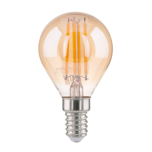 Филаментная светодиодная лампа G45 6W 6500K E14 тонированная BLE1439 фото 2