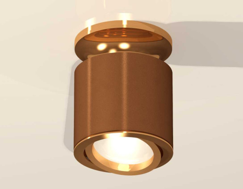 Комплект накладного светильника Ambrella light Techno Spot XS7404120 SCF/PYG кофе песок/золото желтое полированное (N7929, C7404, N7004) фото 2