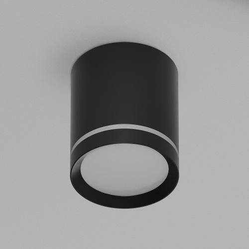 DK4016-BK Светильник накладной IP 20, 5 Вт, LED 3000, черный, алюминий/акрил фото 3