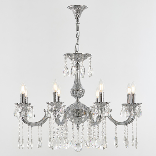 Люстра с хрустальными подвесками AL78101/8/250 A Ni Bohemia Ivele Crystal (Богемия Ивеле Кристалл) фото 3 Люстра с хрустальными подвесками AL78101/8/250 A Ni Bohemia Ivele Crystal (Богемия Ивеле Кристалл) фото 3