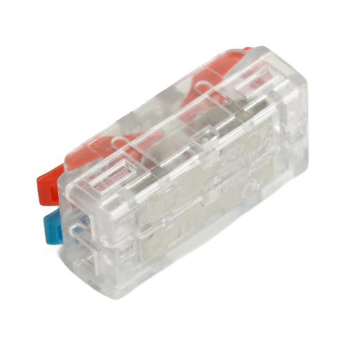 Клемма супер-компактная проходная серии 219 на 2 контакта STEKKER,LD219-422,  (DIY упак 10 шт) фото 6