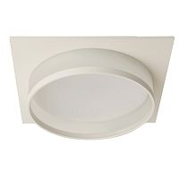 Светильник встраиваемый Feron DL701 потолочный GX70 белый квадрат