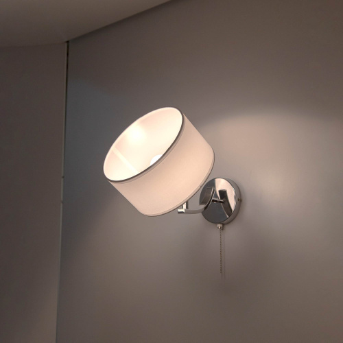 Citilux Эвита CL466310 Бра с белым абажуром и выключателем фото 12 Citilux Эвита CL466310 Бра с белым абажуром и выключателем фото 12