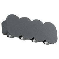 358561 STREET NT21 734 темно-серый Ландшафтный настенный светильник IP54 LED 4000K 8W 85-265V CALLE