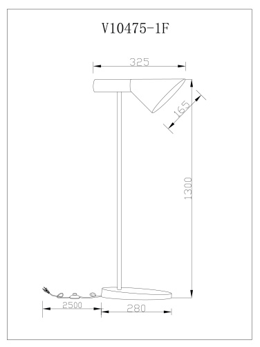 Торшер Moderli V10475-1F Turin фото 6 Торшер Moderli V10475-1F Turin фото 6