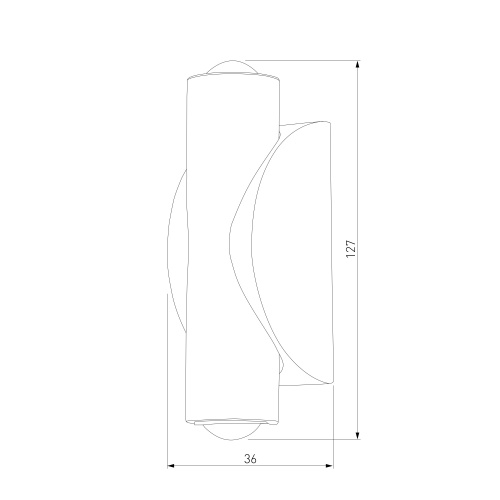 Настенный светодиодный светильник Steel LED белый/сталь 40109/LED белый/сталь фото 4 Настенный светодиодный светильник Steel LED белый/сталь 40109/LED белый/сталь фото 4