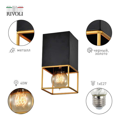 Потолочный светильник Rivoli Nadin 7049-701 Б0064053 фото 4 Потолочный светильник Rivoli Nadin 7049-701 Б0064053 фото 4